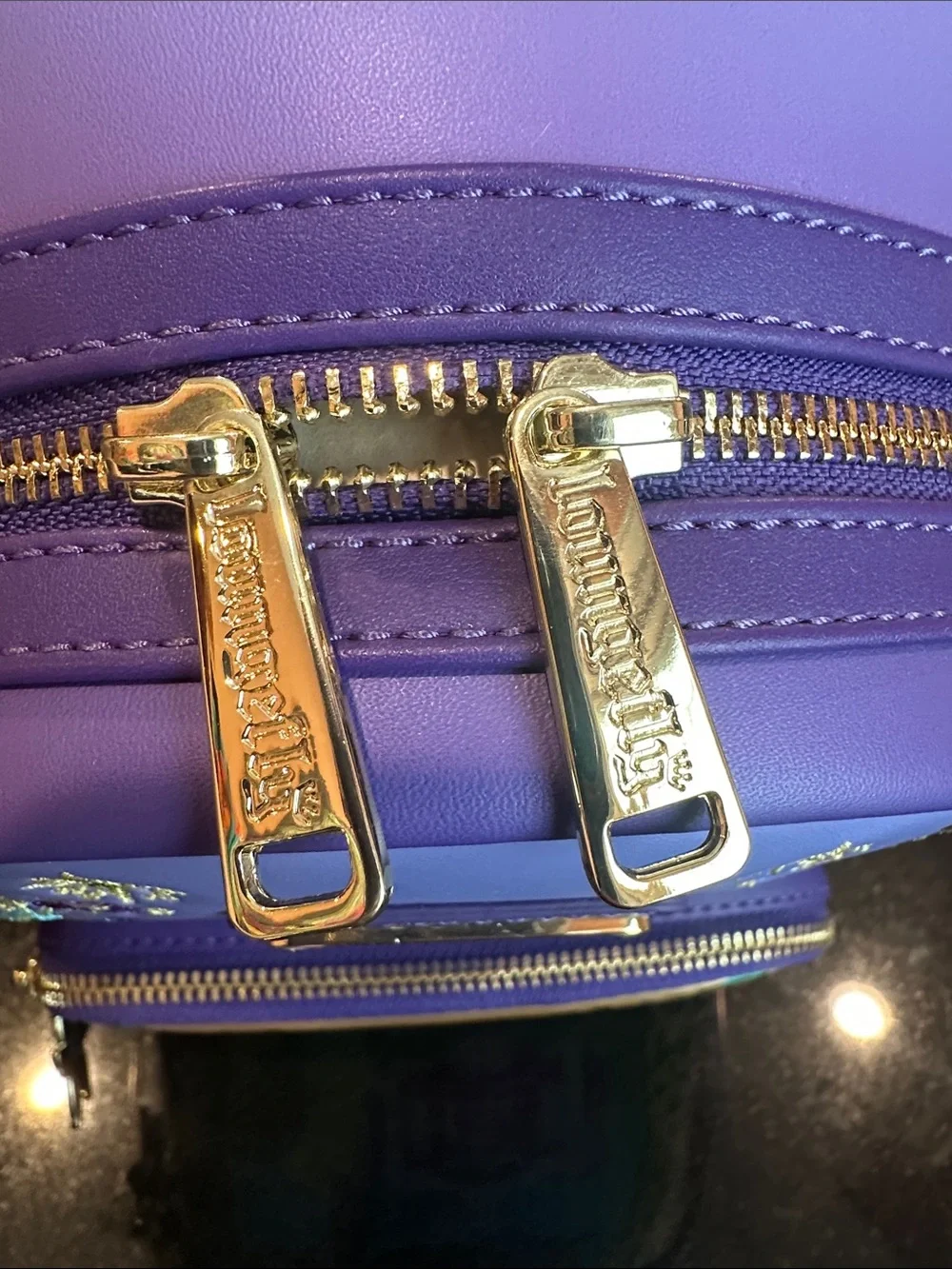 Loungefly Purple Tiana Palace Embroidered Mini Backpack